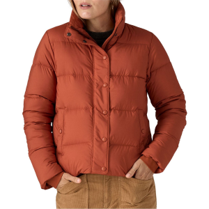 Women's Patagonia Silent Down Jacket 2024 in Red size X-Small | Polyester