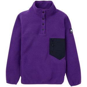 Women's Burton Cinder Fleece Pullover 2024 in Purple size Small | Nylon/Polyester