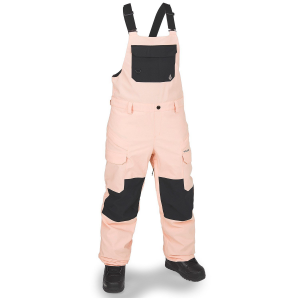 Women's Volcom Creston 3D Stretch Bibs 2025 Pink in Coral size Small