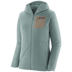 Women's Patagonia R1 Air Full Zip Hoodie 2025 in Blue size Large | Polyester