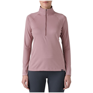 Women's Patagonia Capilene Midweight Zip-Neck Top 2025 - XXS in Pink size 2X-Small | Polyester