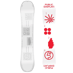 Public Snowboards Display Snowboard 2025 size 156