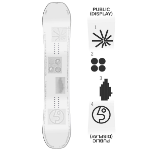 Public Snowboards Display Snowboard 2025 size 153