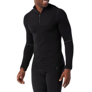 Smartwool Intraknit Thermal Max Base Layer 1/4 Zip Top Men's 2025 in Black size Medium