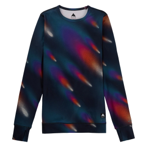 Women's Burton Midweight Crew 2025 in Black size Large | Spandex/Polyester