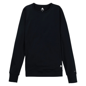 Women's Burton Midweight Crew 2026 in Black size X-Small | Spandex/Polyester