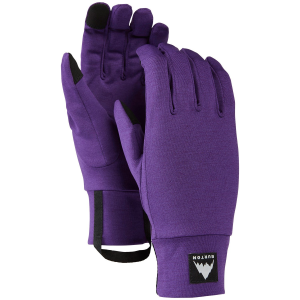 Burton Touchscreen Glove Liners 2025 in Purple size Medium/Large | Silk