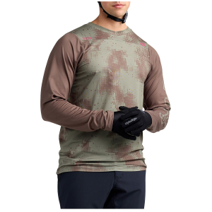 Troy Lee Designs Skyline Chill Long Sleeve Jersey 2024 in Khaki size Medium