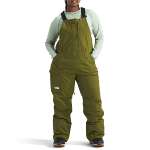 Women's The North Face Freedom Insulated Plus Tall Bibs 2025 in Green size 2X | Nylon