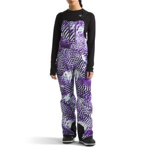 Women's The North Face Freedom Insulated Bibs 2025 in Purple size Medium | Polyester