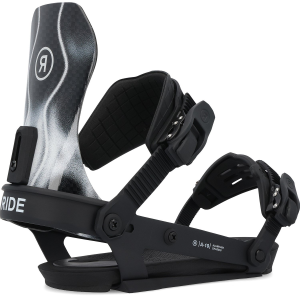 Ride A-10 Snowboard Bindings 2025 in Black size Medium | Aluminum