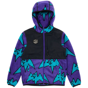 Kid's Airblaster Fleece Jacket 2025 in Purple size Large | Lycra