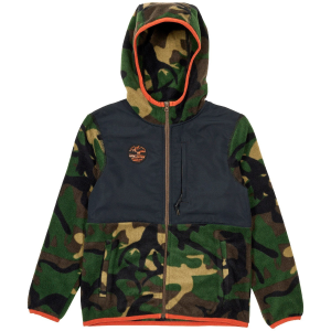 Kid's Airblaster Fleece Jacket 2025 in Brown size Large | Lycra