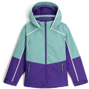 Kid's Spyder Conquer Jacket Girls' 2025 in Blue size 14 | Polyester