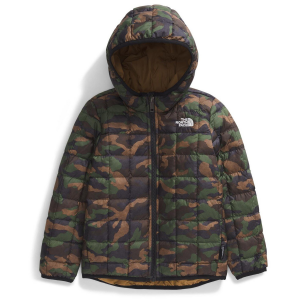 Kid's The North Face Reversible ThermoBall(TM) Hooded Jacket Toddlers' 2025 in Brown size 3 | Polyester