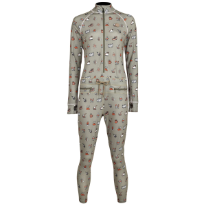 Women's Airblaster Hoodless Ninja Suit 2025 in Brown size X-Small | Lycra/Polyester