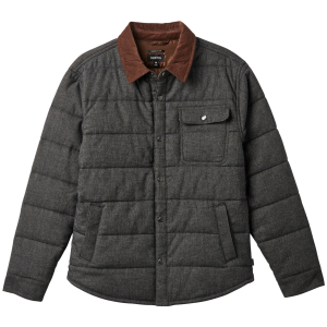 Brixton Cass Menswear Jacket Men's 2024 in Gray size Medium | Acrylic/Cotton/Wool