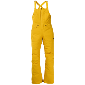 Women's Burton Reserve Stretch Bib Pants 2025 in Yellow size X-Large