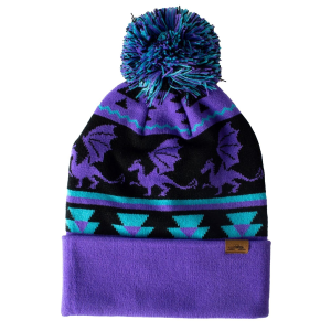 Spacecraft Legendary Pom Beanie Hat 2025 in Purple | Acrylic