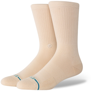Stance Shelter Socks 2024 in Khaki size Large | Nylon/Cotton/Elastane