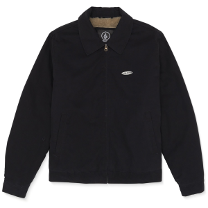 Volcom Voider Lined Jacket Men's 2024 in Black size Medium | Cotton/Polyester