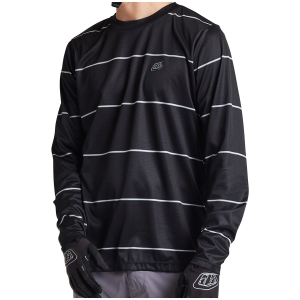Troy Lee Designs Flowline Long Sleeve Jersey 2024 in Black size Small