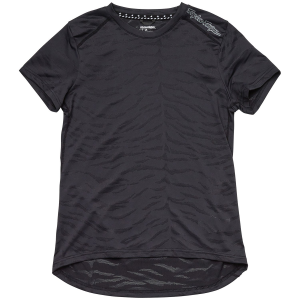 Women's Troy Lee Designs Lilium Short-Sleeve Jersey 2024 in Black size X-Small