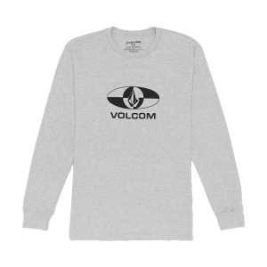 Volcom Masonite Long-Sleeve T-Shirt Men's 2024 in Gray size Small | Cotton