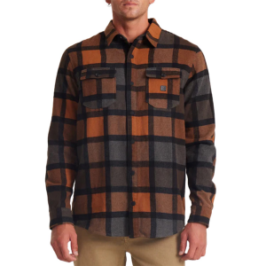 Roark Nordsman Shirt Men's 2024 in Brown size Small | Wool/Polyester