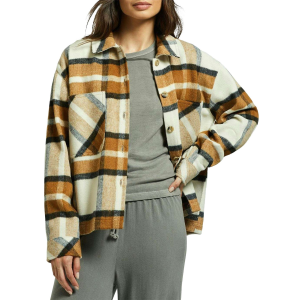 Women's Brixton Bowery Soft Brushed 2024 Brown size Large | Leather/Polyester