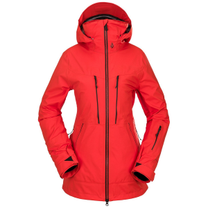 Women's Volcom VS 3L Stretch GORE-TEX Jacket 2023 in Orange size 2X-Large