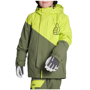 Kid's Trew Gear Cano Jacket 2025 in Green size Large | Nylon