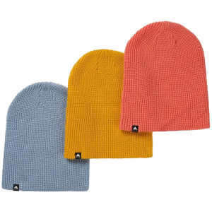 Burton Recycled DND Beanie Hat 3 Pack 2025 in Gold | Polyester