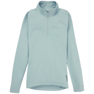 Women's Burton Heavyweight X Quarter-Zip Base Layer Top 2025 - XXS in Green size 2X-Small