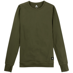 Women's Burton Midweight Crew 2025 Forest Moss size X-Small | Spandex/Polyester