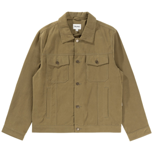 Rhythm Brushed Twill Trucker Jacket Men's 2025 in Green size Large | Cotton