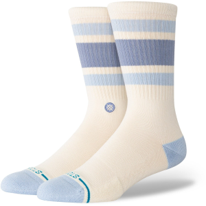 Women's Stance Boyd Crew Socks 2025 in Grey size Small | Nylon/Cotton/Elastane