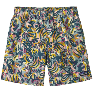 Kid's Patagonia Baggies 5in Lined Shorts 2025 in Blue size Medium | Nylon/Polyester/Plastic