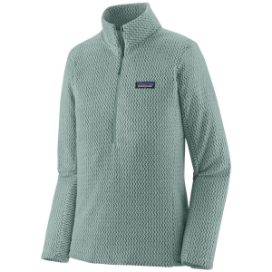 Women's Patagonia R1 Air Zip Neck Top 2025 in Blue size X-Small | Polyester