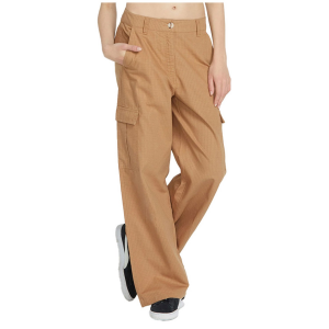 Women's Volcom Cargstone Pants 2025 Brown size 26" | Cotton