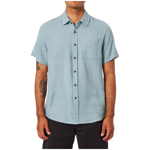 Katin Alan Solid Shirt Men's 2025 in Blue size Large | Cotton