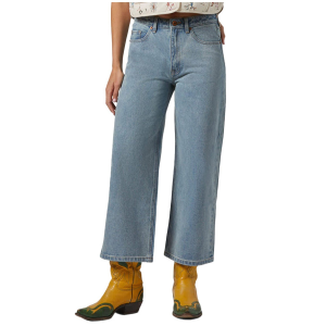 Women's Brixton Margo Cropped 5 Pocket Pants 2025 in Blue size 30" | Cotton
