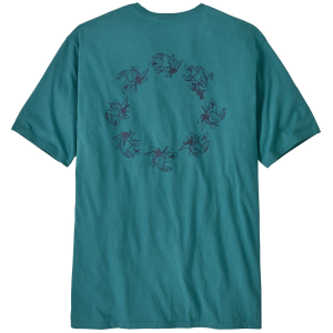 Patagonia Water People Organic Pocket T-Shirt Men's 2025 in Blue size Large | Cotton