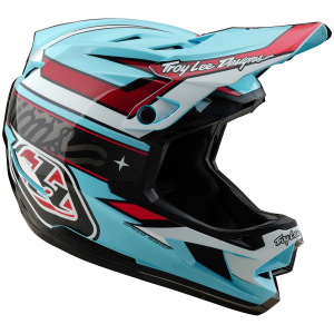 Troy Lee Designs D4 Polyacrylite MIPS Bike Helmet 2025 in Blue size X-Large