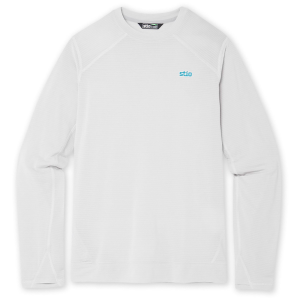Stio Trax Power Grid Crew Men's 2025 in Gray size Large | Spandex/Polyester