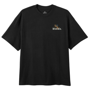 Brixton Inwood Short-Sleeve T-Shirt Men's 2025 in Black size Small | Cotton