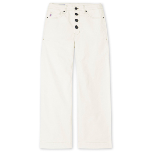 Women's Stio Rivet Wide Leg Canvas Pants 2025 in White size 12 | Spandex/Cotton