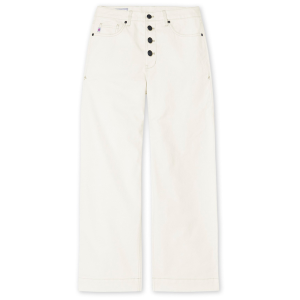 Women's Stio Rivet Wide Leg Canvas Pants 2025 White size 8 | Spandex/Cotton