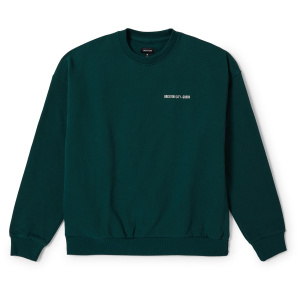 Brixton Embroidered Heavy Weight Crew Men's 2025 in Green size Small | Cotton