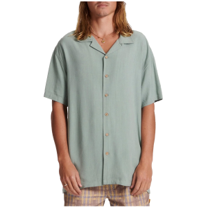 The Critical Slide Society Ernie Resort Short-Sleeve Shirt Men's 2025 in Green size X-Large | Cotton